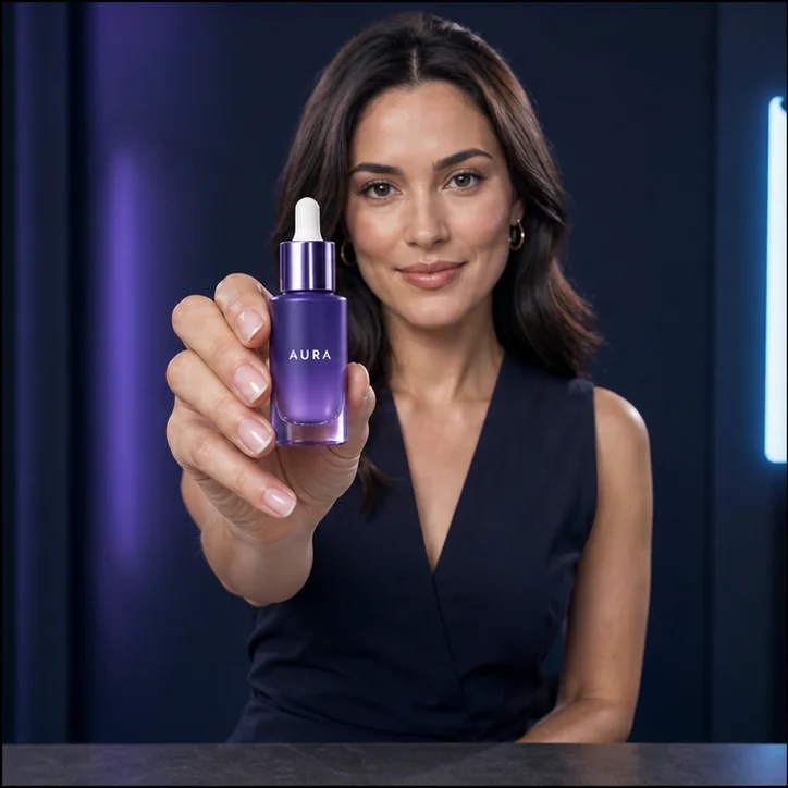 Aktiver Broadcast: Produktansicht für Radiance Serum